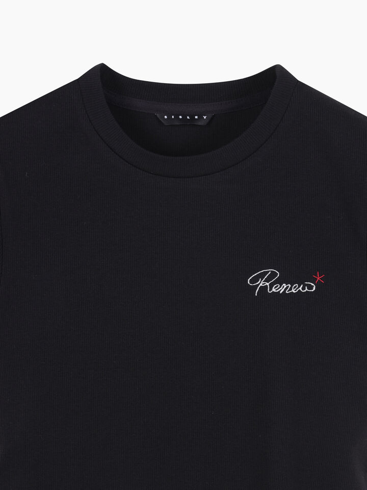 T-SHIRT - sisley k short sleeve t-shirt - Black | Sisley K image number 3